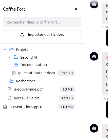 Coffre-fort documentaire - Gestion sécurisée de vos fichiers